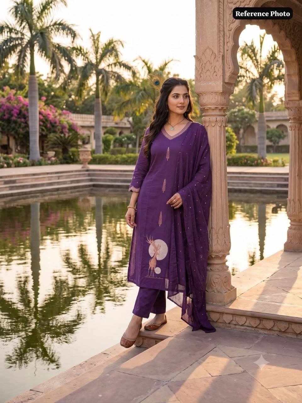 Royal Heritage Embroidered Kurta Set with Artistic Motifs and Graceful Dupatta