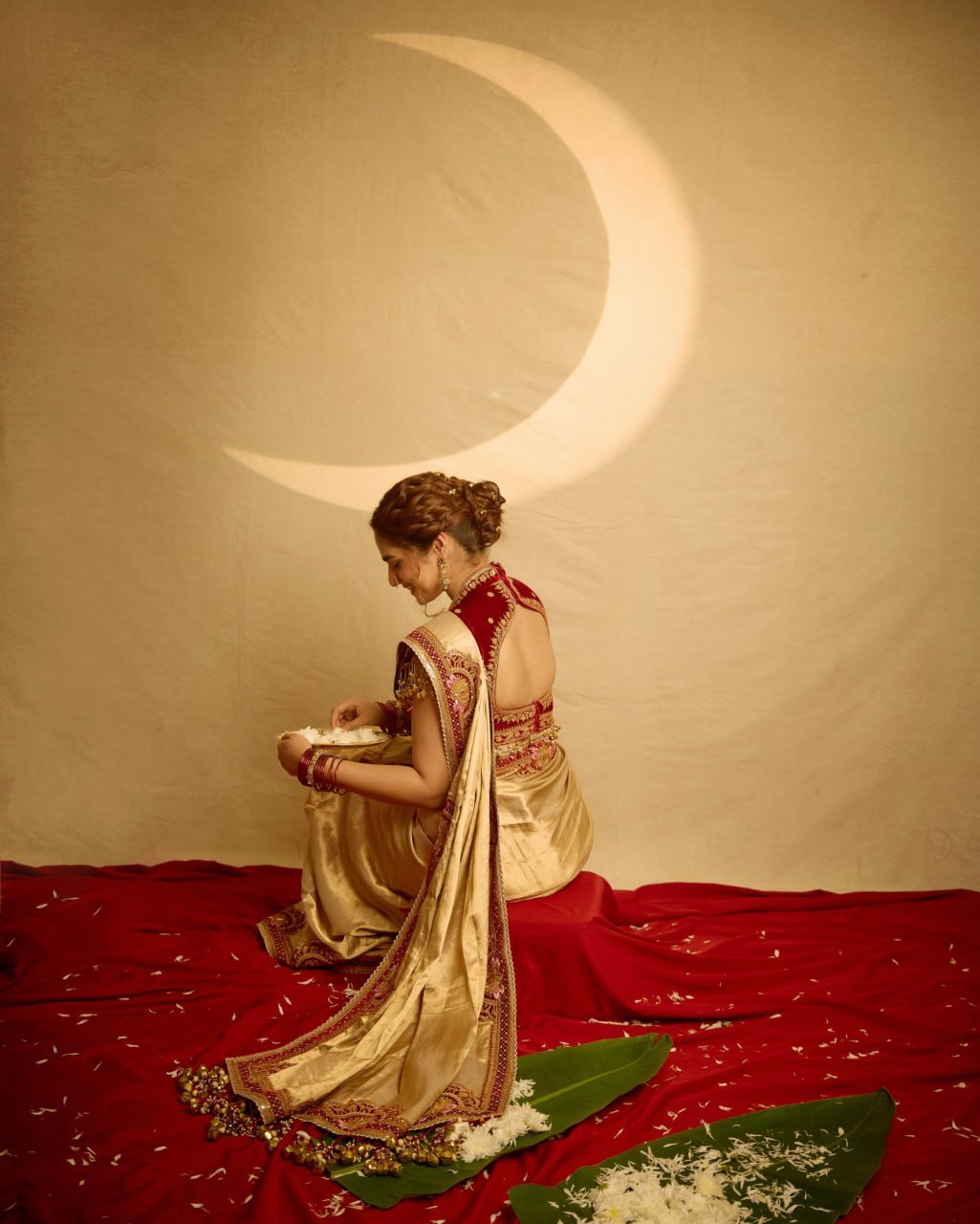 Artisanal Embroidered Drapes with Heritage Motifs for Festive Occasions