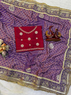 Royal Heritage Embroidered Saree with Intricate Floral Border Detailing - Surat Wholesale Ethnic Wear (Photo 2)