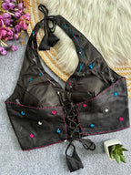 Artisanal Handcrafted Shell Embroidered Ethnic Blouse