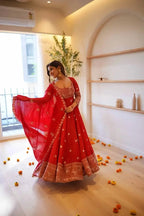 Festive Embroidered Anarkali Suit with Dupatta - Surat Wholesale Ethnic Wear (Photo 2)