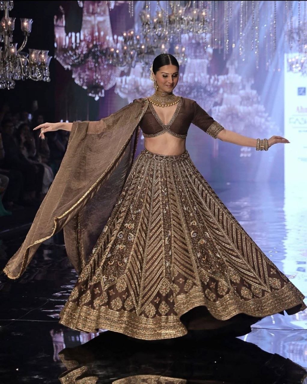 Intricate Zari Embroidered Silk Lehenga Set with Matching Dupatta - Surat Wholesale Ethnic Wear (Photo 2)