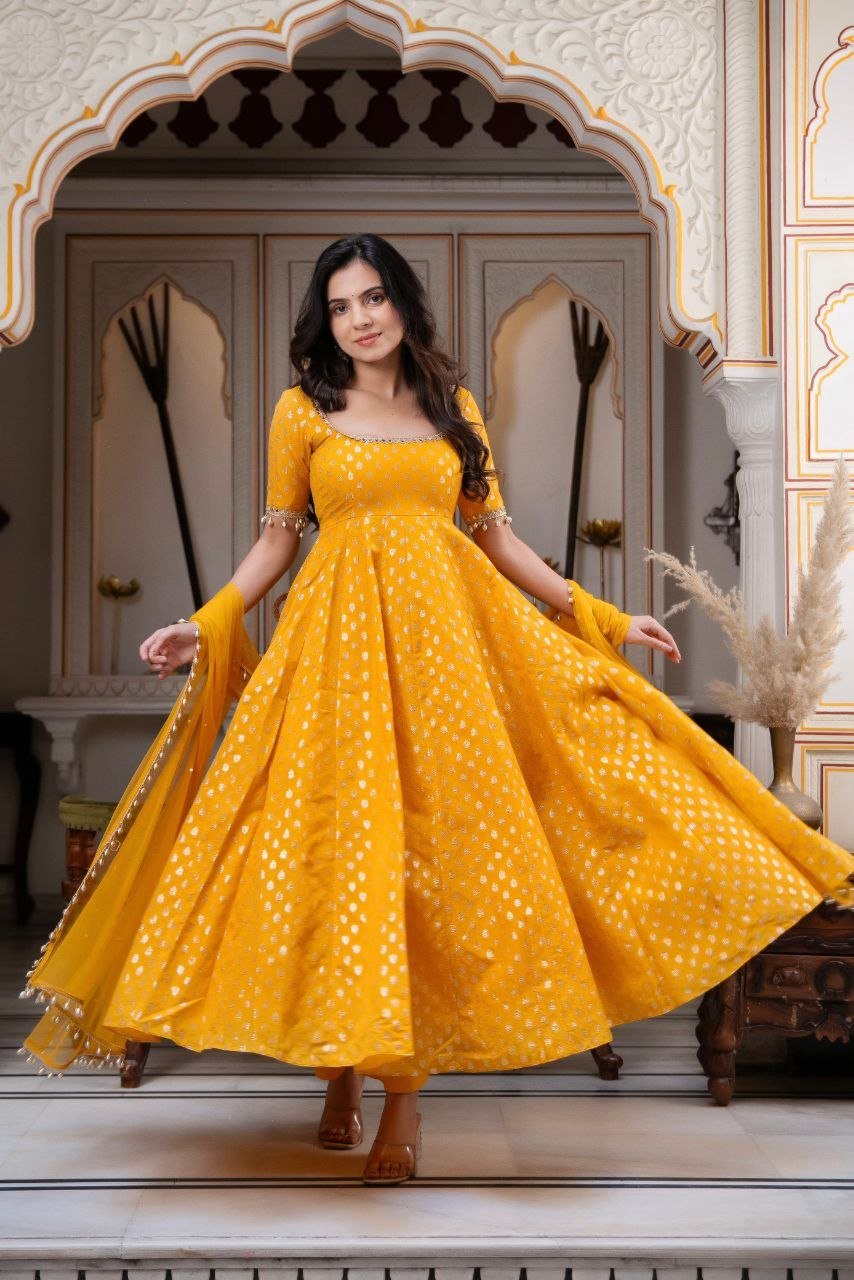 Regal Heritage Embroidered Anarkali Suit with Graceful Dupatta - Surat Wholesale Ethnic Wear (Photo 2)