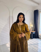 Regal Embroidered Anarkali Ensemble for Timeless Festive Celebrations