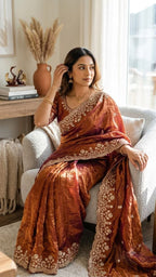 Timeless Splendor Ornate Woven Saree for Sophisticated Festive Occasions