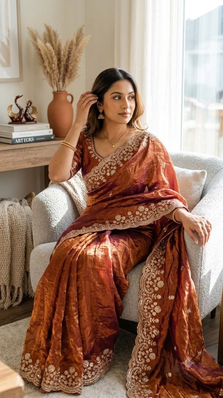 Timeless Splendor Ornate Woven Saree for Sophisticated Festive Occasions