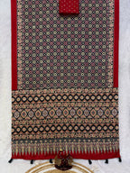 Artisanal Heritage Printed Saree with Intricate Borders for Festive Occasions - Surat Wholesale Ethnic Wear (Photo 3)