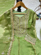 Regal Mirrorwork Palazzo Ensemble for Festive Celebrations