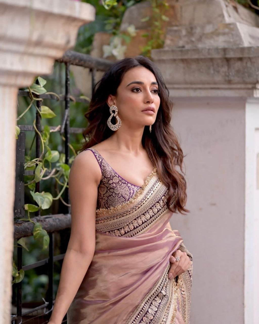 Royal Heritage Embroidered Saree with Intricate Zari Border Detailing - Surat Wholesale Ethnic Wear (Photo 3)