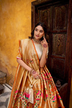 Traditional Woven Paithani Silk Lehenga Set with Rich Woven Dupatta - Surat Wholesale Ethnic Wear (Photo 3)