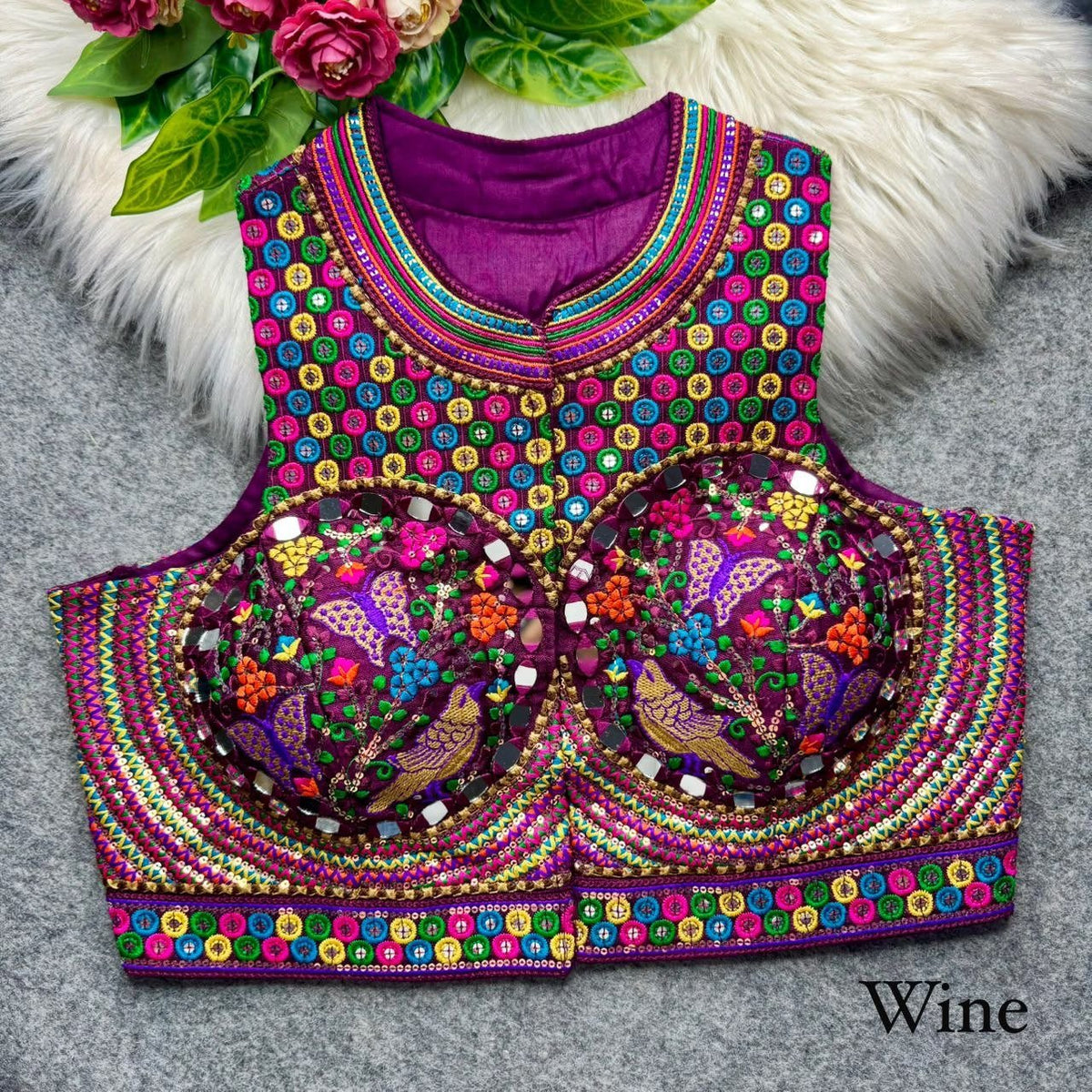 Celebrate Traditon In Every Stitch With Our Exquisite Hand Embroidered Heritage Blouse