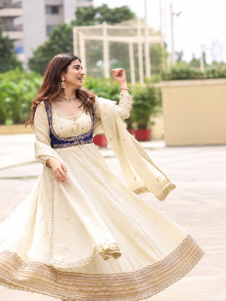 Enchanting Couple's Ethnic Wear Set for Grand Celebrations