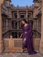 Royal Heritage Embroidered Kurta Set with Artistic Motifs and Graceful Dupatta