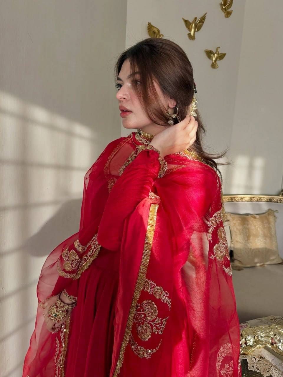 Regal Embroidered Anarkali Ensemble for Grand Festive Celebrations