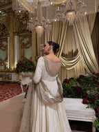 Regal Embroidered Anarkali Ensemble for Timeless Festive Celebrations