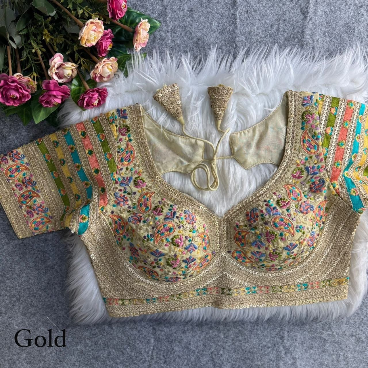 Royal Heritage Intricately Embroidered Festive Blouse Collection