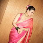Royal Heritage Intricately Embellished Silk Saree with Ornate Zari Sequin Border and Designer Blouse Piece - Surat Wholesale Ethnic Wear (Photo 4)