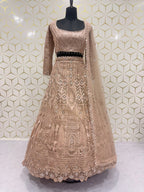 Intricately Embroidered Mirror Work Flared Lehenga Choli with Dupatta - Surat Wholesale Ethnic Wear (Photo 4)