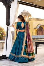 Royal Heritage Embroidered Lehenga Choli With Designer Dupatta