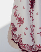 Contemporary Floral Embroidered Suit with Delicate Sheer Dupatta