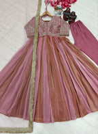 Regal Embroidered Anarkali Ensemble for Grand Festivities