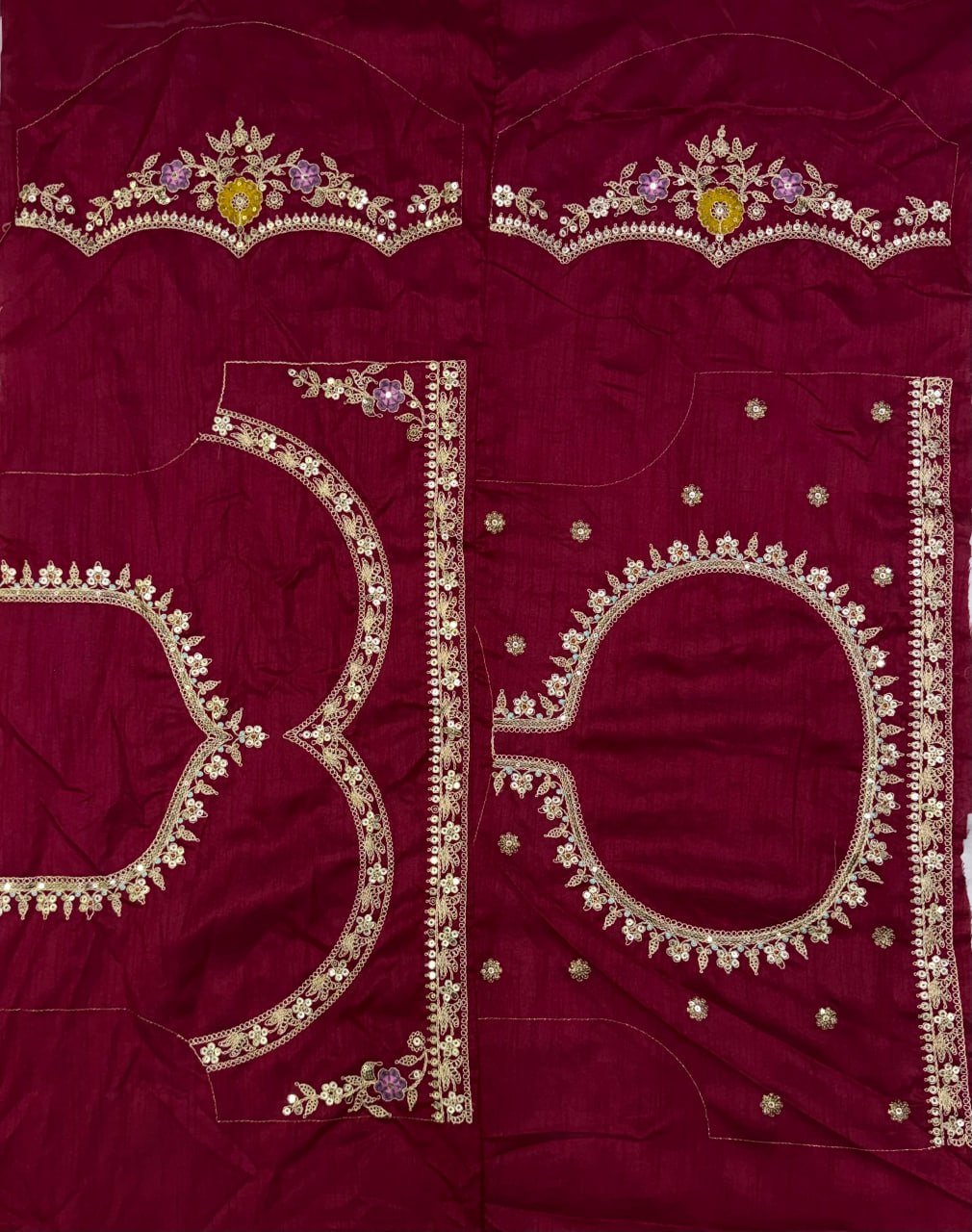 Artisanal Embroidered Drapes with Heritage Motifs for Festive Occasions