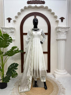 Regal Embroidered Anarkali Ensemble for Timeless Festive Celebrations