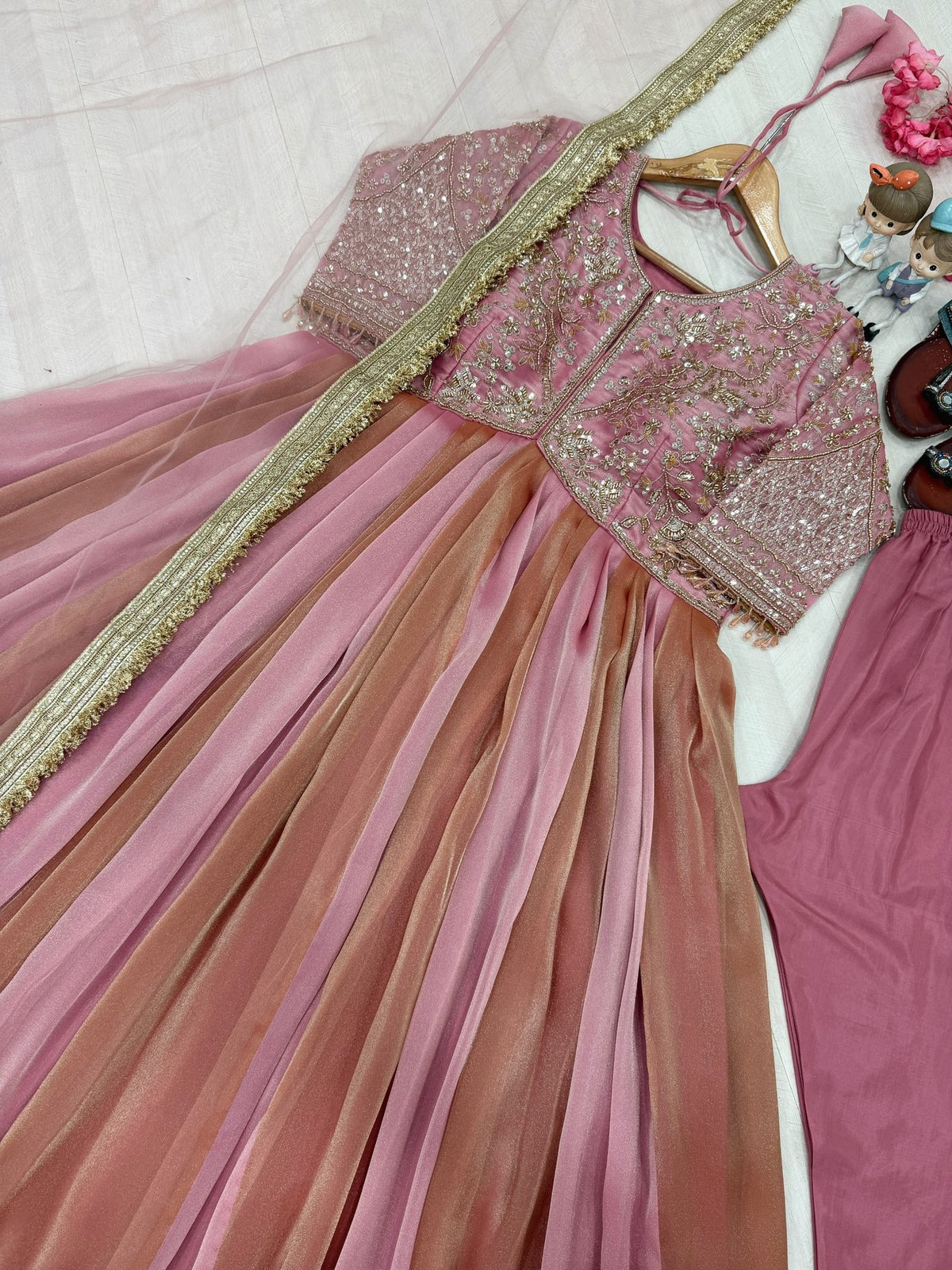 Regal Embroidered Anarkali Ensemble for Grand Festivities