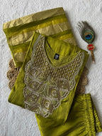 Regal Heritage Embroidered Kurta Set with Statement Dupatta