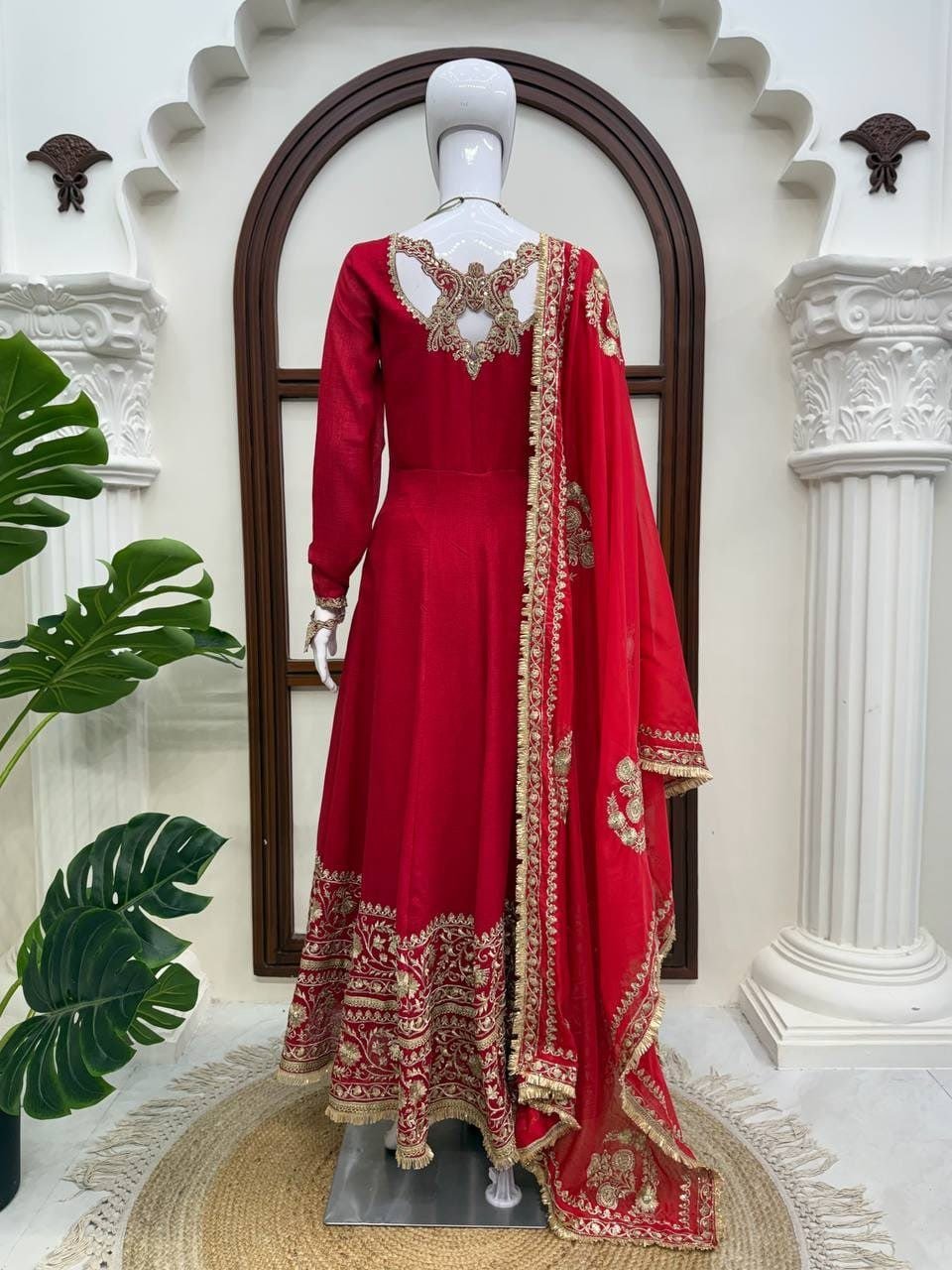 Regal Embroidered Anarkali Ensemble for Grand Festive Celebrations