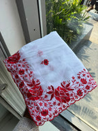 Contemporary Statement Floral Embroidered Saree for Sophisticated Occasions - Surat Wholesale Ethnic Wear (Photo 5)