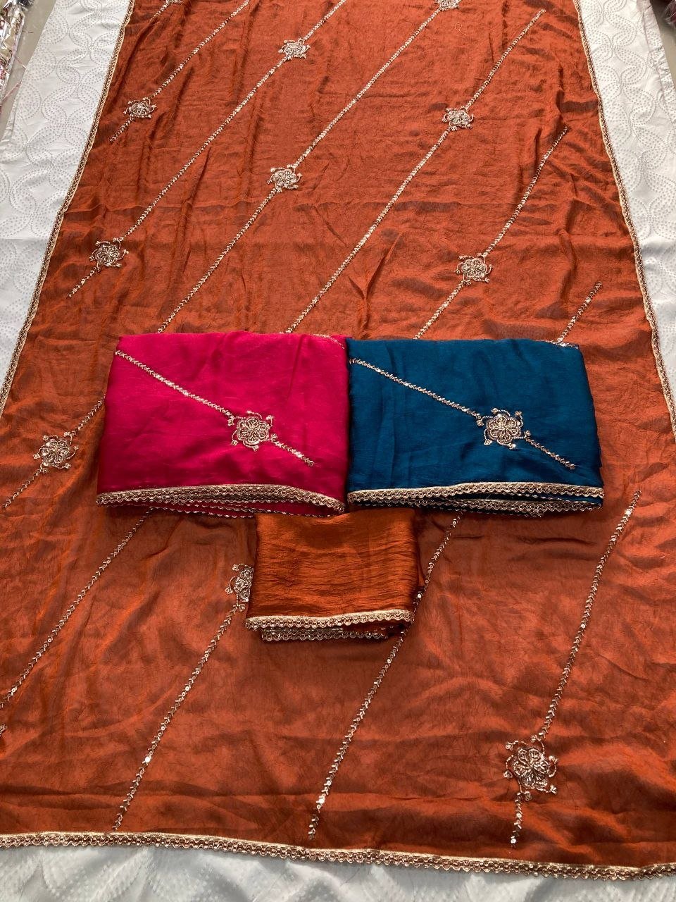 Timeless Splendor Embellished Saree Ensemble