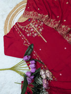 Royal Heritage Embroidered Kurta Set with Ornate Dupatta - Surat Wholesale Ethnic Wear (Photo 5)