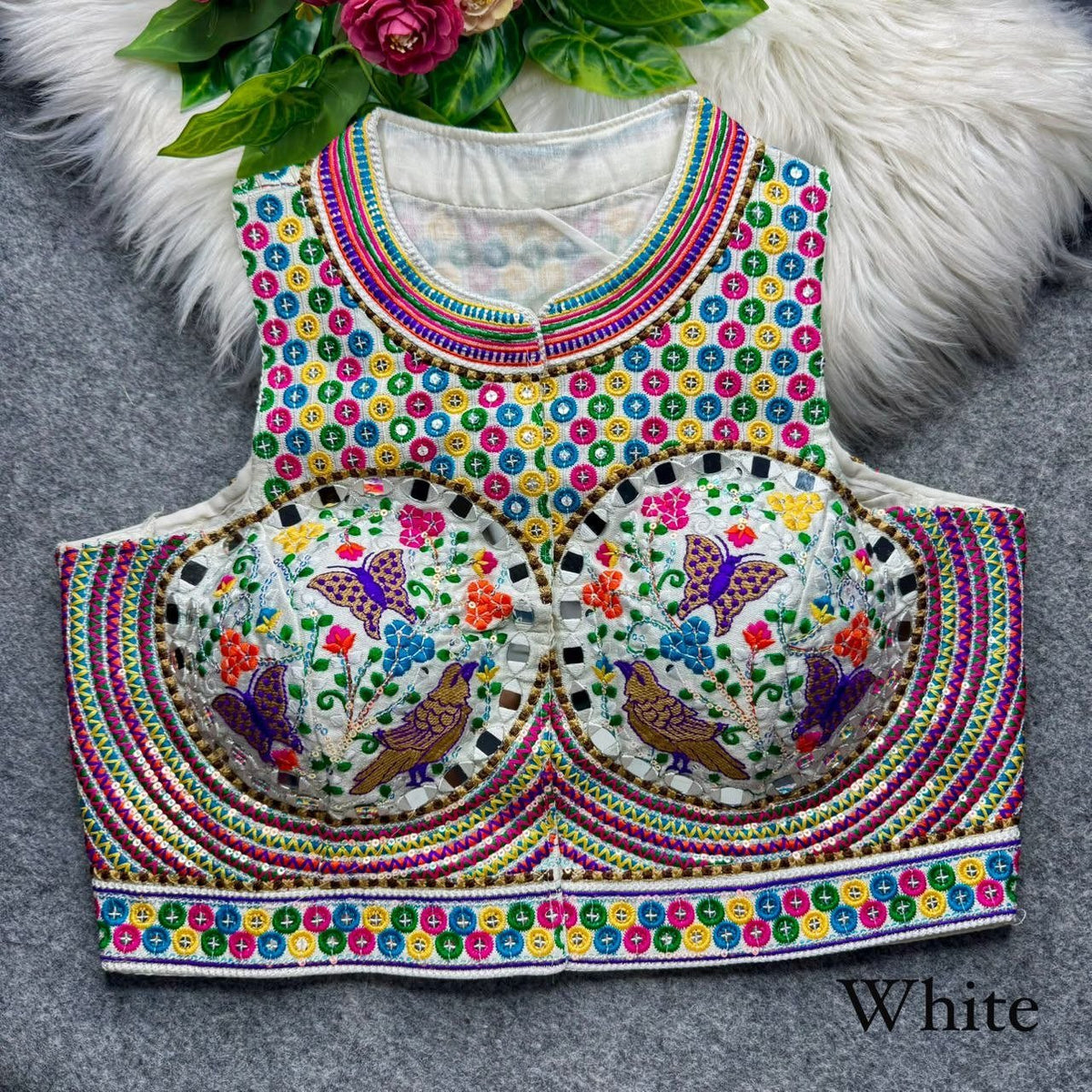 Celebrate Traditon In Every Stitch With Our Exquisite Hand Embroidered Heritage Blouse