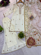 Regal Tradition Embroidered Sharara Set