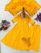 Regal Heritage Embroidered Anarkali Suit with Graceful Dupatta - Surat Wholesale Ethnic Wear (Photo 5)