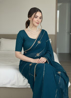 Timeless Splendor Embellished Saree Ensemble