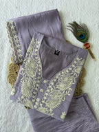 Intricately Embroidered Kurta Set with Lace Detailed Dupatta