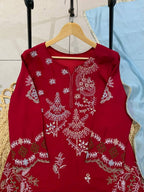 Royal Heritage Intricately Embroidered Kurta and Palazzo Set