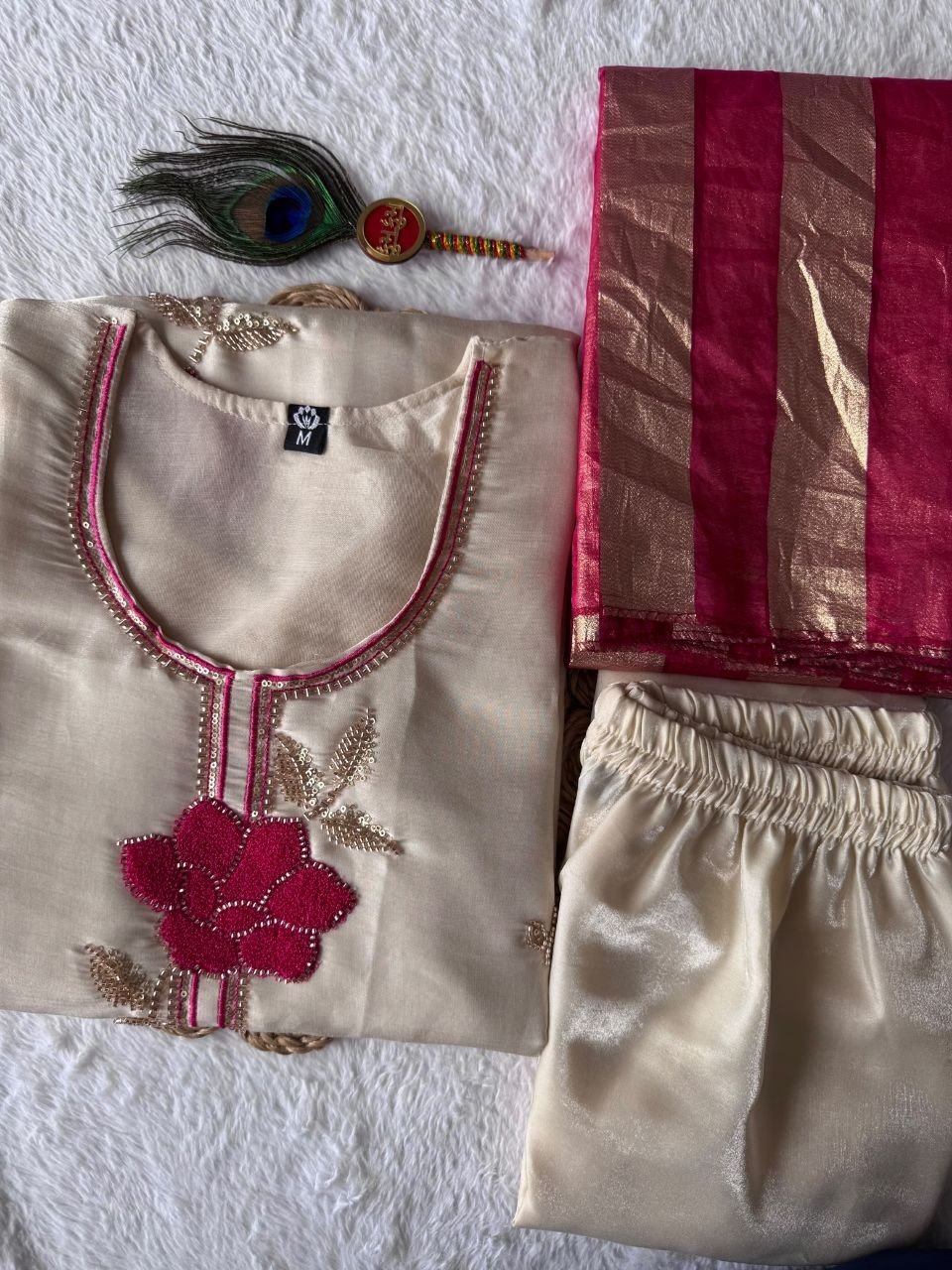 Blooming Garden Floral Romance Ethnic Suit Set