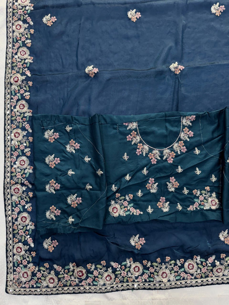 Timeless Floral Embellished Sarees Crafted for Sophisticated Celebrations