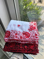 Contemporary Statement Floral Embroidered Saree for Sophisticated Occasions - Surat Wholesale Ethnic Wear (Photo 6)