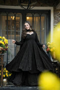 Royal Heritage Embroidered Anarkali Ensemble With Intricate Shimmer Detailing - Surat Wholesale Ethnic Wear (Photo 6)
