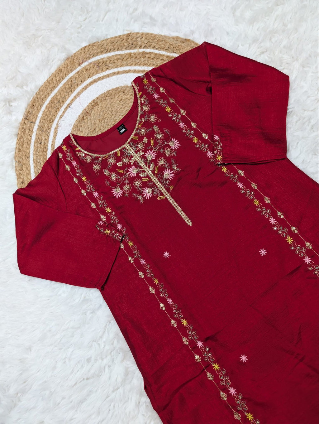 Royal Heritage Embroidered Kurta Set with Ornate Dupatta - Surat Wholesale Ethnic Wear (Photo 6)