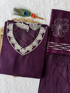 Garden Floral Romance Embroidered Kurta Set with Flowing Dupatta - Surat Wholesale Ethnic Wear (Photo 6)