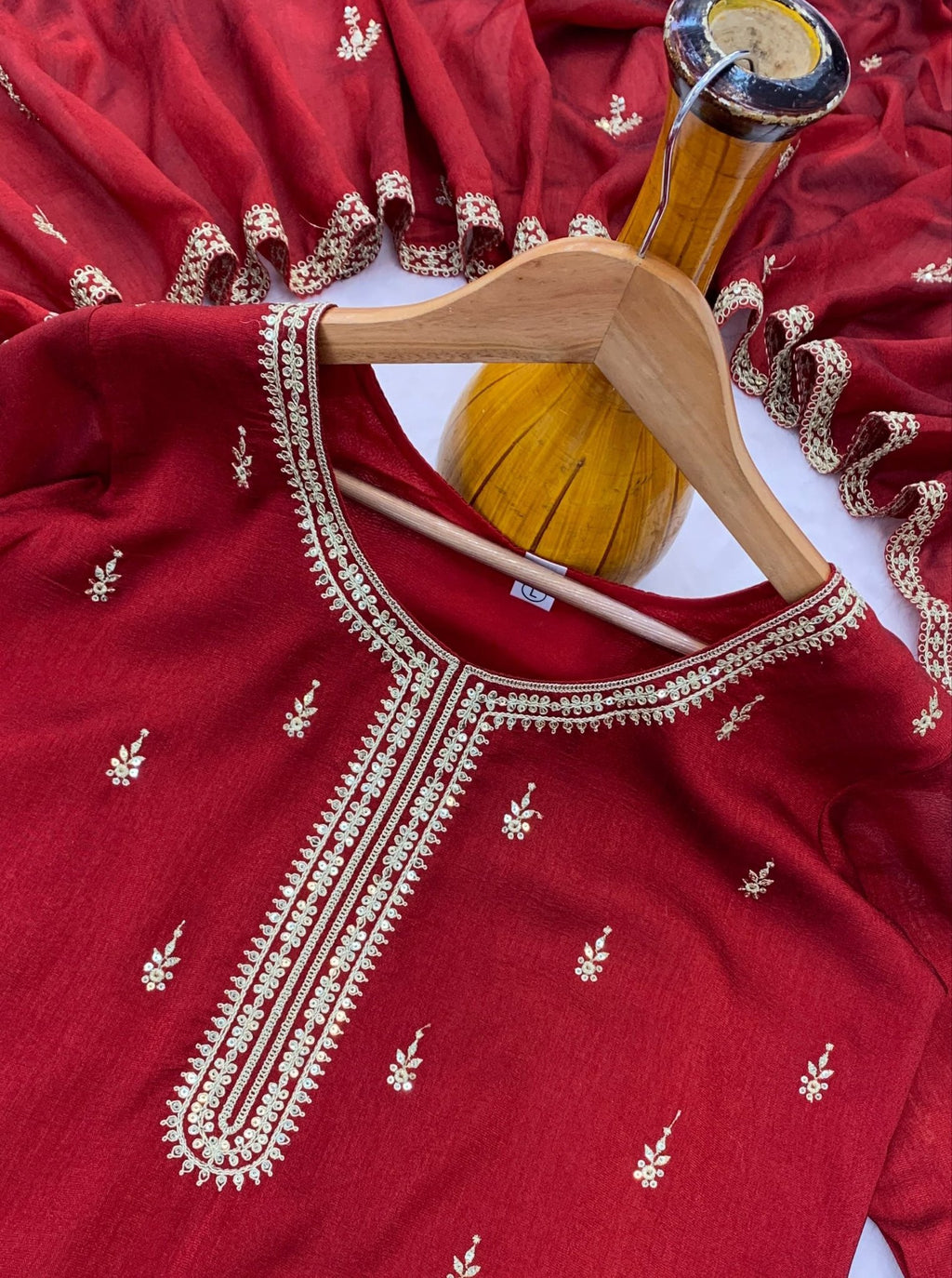 Regal Heritage Embroidered Kurta Set for Festive Occasions