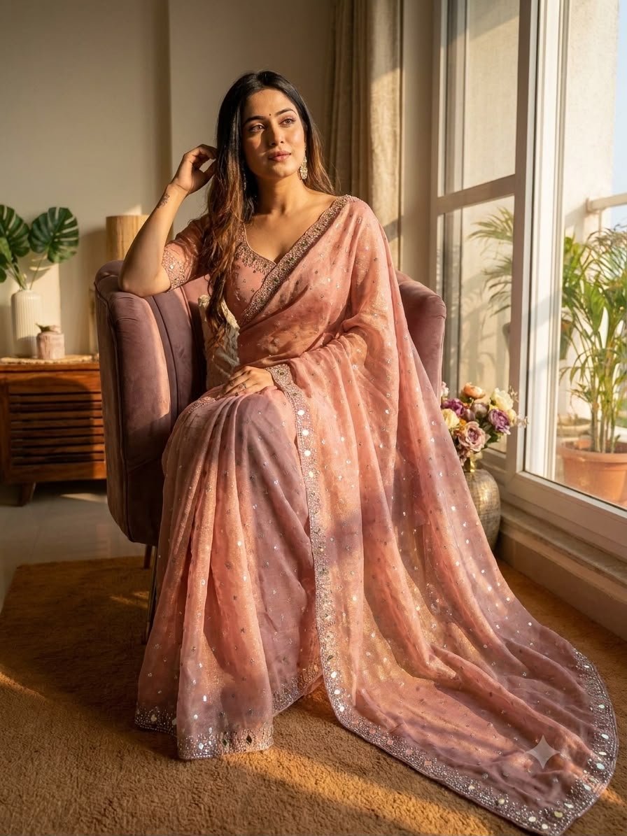 Timeless Splendor Embellished Drapes for Grand Celebrations