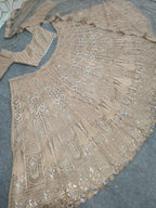 Intricately Embroidered Mirror Work Flared Lehenga Choli with Dupatta - Surat Wholesale Ethnic Wear (Photo 7)