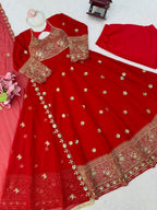 Festive Embroidered Anarkali Suit with Dupatta - Surat Wholesale Ethnic Wear (Photo 7)