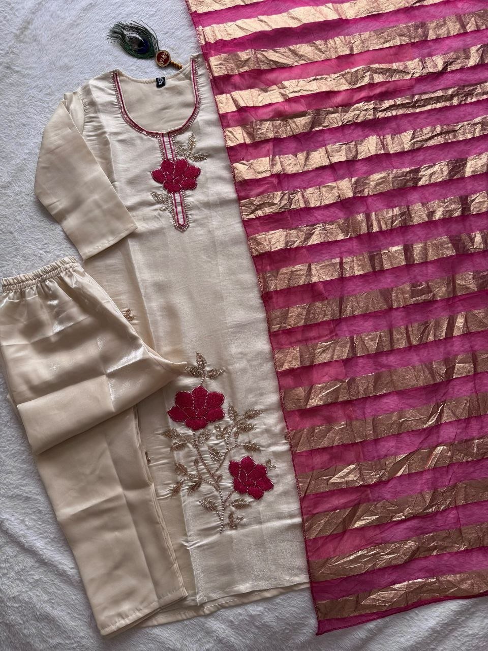Blooming Garden Floral Romance Ethnic Suit Set